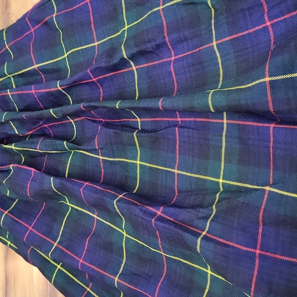 Wool check skirt - Picture 2 of 7